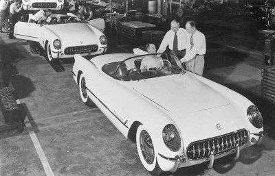 The first 1953 Corvette came off the Flint line on June 30, 1953, just months after the car's public debut.