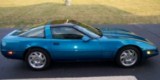 1994 Aqua Corvette Coupe Images